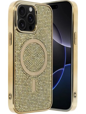 Bezos Joko Apple iPhone 15 Pro Max Helen Magsafe Kapak - Gold