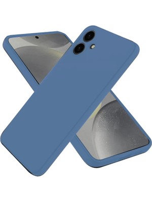 Bezos Samsung Galaxy A06 Kılıf First Silikon - Mavi
