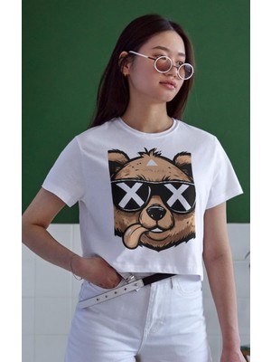 Unisex Oversize 24/1 Penye Dtf Baskılı Tişört - DTF155