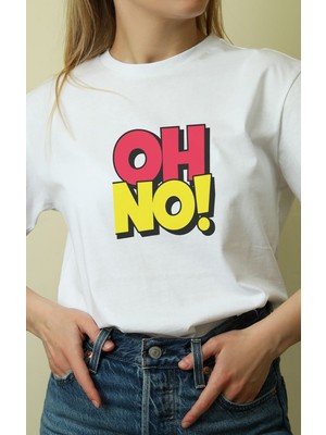 Unisex Oversize 24/1 Penye Dtf Baskılı Tişört - DTF118