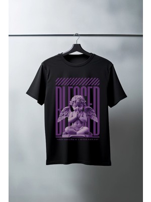 Unisex Oversize 24/1 Penye Dtf Baskılı Tişört - DTF69