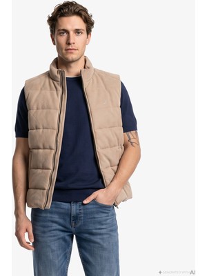 Nautica Erkek Bej Yelek J67147T.2GR