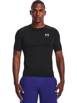 Under Armour Ua Hg Armour Comp Ss Siyah Erkek Tshirt