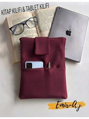 Emir-Ay@hometeks El Yapımı Kitap Kılıfı & Tablet Kılıfı & Kitap Çantası & Tablet Çantası
