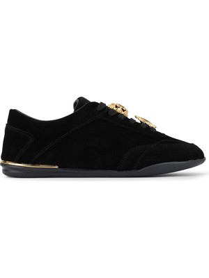 Tamer Tanca Kadın Hakiki Deri Siyah Süet Sneakers & Spor Ayakkabı 1009 1453 Bn Ayk SK26-27 Sıyah Suet
