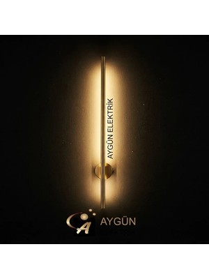 Aygün Elektrik CT5211 Çubuk LED Aplik Gold Kasa - Gün Işığı (3200K)