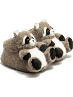 Twigy Koala 26 Kadın, Garson Boy Hayvanlı Panduf Gri 36/41