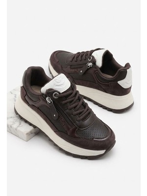 Albishoes Kadın Fermuarlı Ortopedik Ultra Yumuşak Taban Kışlık Mevsimlik Kadın Sneaker Spor Ayakkabı