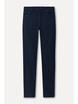 Mudo Erkek Lacivert Slim Straight Fit Pantolon