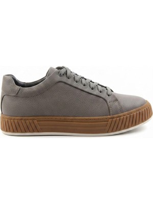 Bambi Gri Nubuk Hakiki Deri Erkek Sneaker E01774007001