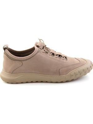 Bambi Vizon Nubuk Hakiki Deri Erkek Sneaker E01076378501