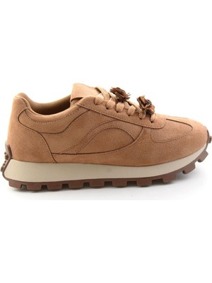 Bambi Taba Süet  Kadın Sneaker K01791073772