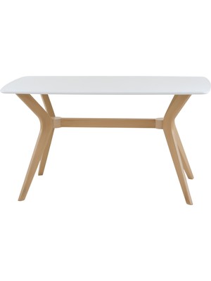 Dekorfim DFY105 120X80 Mdf Mutfak Masası Modern Dikdörtgen 4 Kişilik Yemek Masası Fonksiyonel Sabit Masa