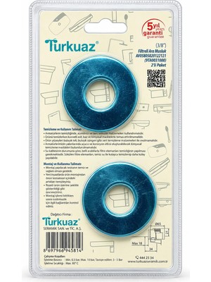 Turkuaz 2'litaharet Musluğu Aynalı
