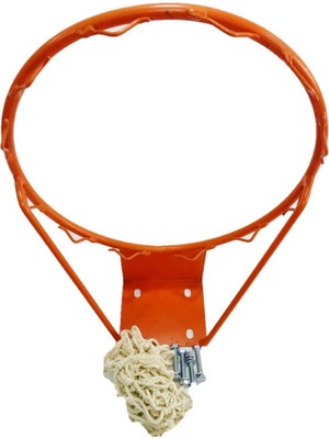 Adelinspor Midi Kancalı 37 cm Sabit Basketbol Çemberi 4 mm Floş Ip Basketbol Filesi Hediyeli
