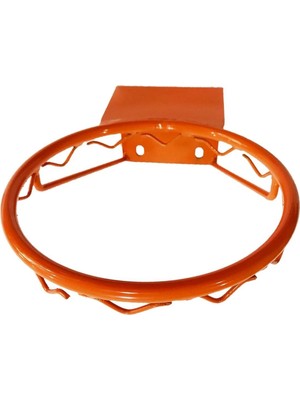 Adelinspor Mini Kancalı 30 cm Sabit Basketbol Çemberi 4 mm Floş Ip Basketbol Filesi Hediyeli