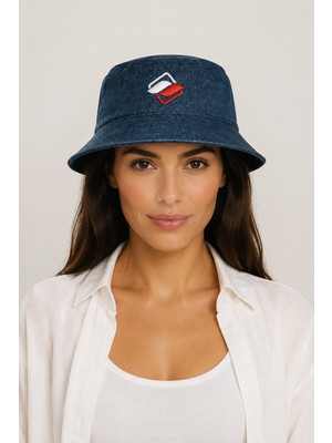 İcone Bag Kadın Yıkamalı Denim Bucket Şapka