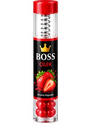 Boss Mentol Topu 40'lı Çilek Aromalı Kalem Aplikatörlü