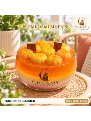 Creamy Candle Tangerıne Garden