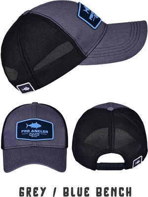 Fujin Pro Angler Grey + Blue Bench Şapka