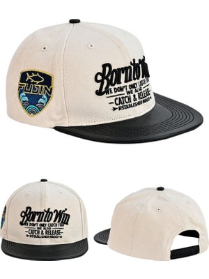 Fujin Btw Leather Visor Şapka Dirty White