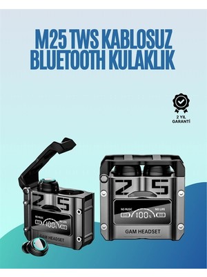 Genel Tedarik Powerbank Özellikli Kablosuz Kulaklık | Otomatik Bağlantı | Şarj Kutusu Dahil
