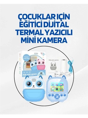 Genel Tedarik Dijital Termal Yazıcılı Mini Kamera – Hd Video & Anında Fotoğraf Çıktısı