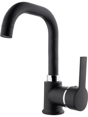 Neva Home Star Siyah Lavabo Bataryası