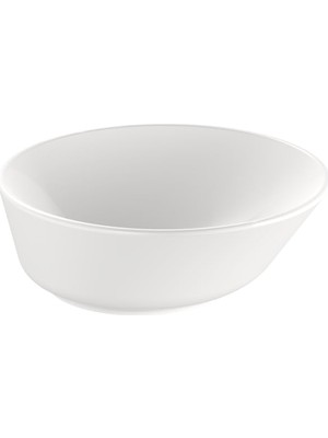 Neva Home Geo 7421B003-0016 Yuvarlak Çanak Lavabo, 38 Cm, Beyaz