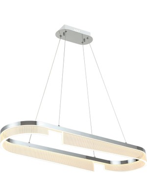 Neva Home Dorada Ledli Krom Masa Üstü Avize 60W 3000K