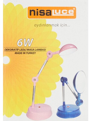 Neva Home Nisaluce Ledlı Masa Lambası Pembe