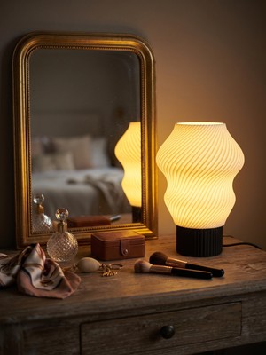 Neva Home Designobee Madame - Modern Abajur Masa Lambası Gece Lambası – Ambiyans Lambası, Dekoratif LED Abajur