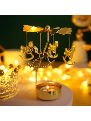Hediyesahibi Atlı Karınca Temalı Tealight Mumluk – Dekoratif Masa Üstü Aksesuar