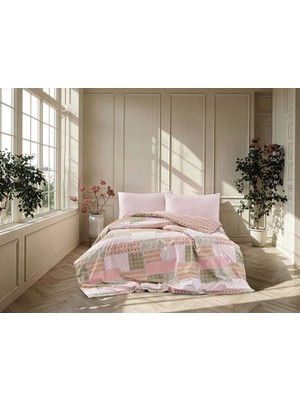Doqu Home Boho Chic Spring Festival Upsala Nevresim Takımı Çift Kişilik - Bej