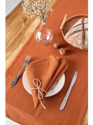 Mythriva Premium Keten Peçete Seti 40 x 40 cm - 6 Adet