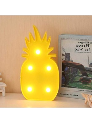 Mythriva Ananas Şeklinde LED Gece Lambası - Eğlenceli ve Loş Aydınlatma