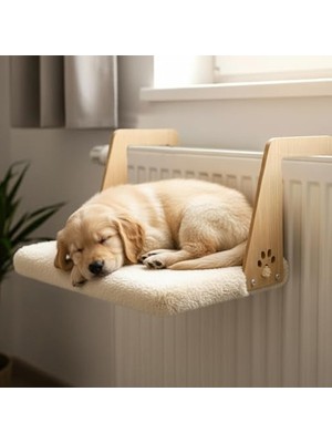Mythriva Kalorifer Petek Yatağı, Peluş ve Kedi Köpek Uyumlu Geniş Tasarım