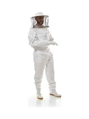 Mythriva x Large Beden Pamuk Polyester Karışımı Arıcı Tulumu, Rahat ve Dayanıklı