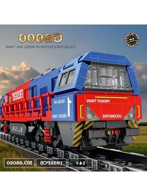 Mythriva 66021 Yük Treni Montaj Seti, 1980 Parça Detaylı Model Yapımı