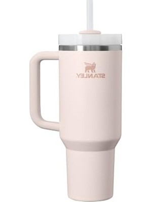 Mythriva Pembe Kuvars 1.18 Litre Pipetli Termos Bardak ile Su ve Içeceklerinizi Taşıyın