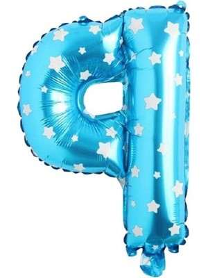 Mythriva 36 cm Mavi Yıldızlı Folyo Balon ile Partilerinizi Renklendirin