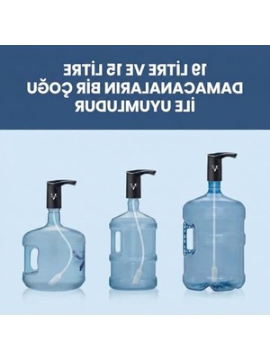Mythriva Otomatik Damacana Su Pompası, Hızlı Dolum ve Bpa Free Tasarım