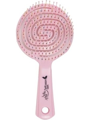 Mythriva 3D Flexi Kontrol Açma Tarama Saç Fırçası - Pembe