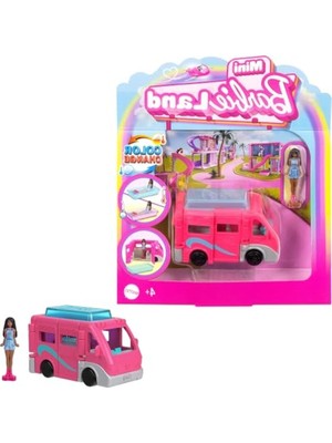 Mythriva Mini Barbieland Bebek ve Araç Seti, Rüya Karavanı ile Eğlenceli Oyun
