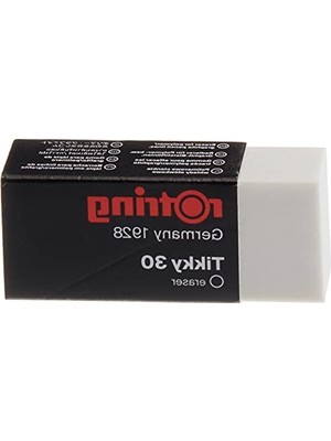 Mythriva TIKKY30 Kurşun Kalem Silgisi, Orta Boy, Beyaz (2 Paketi)