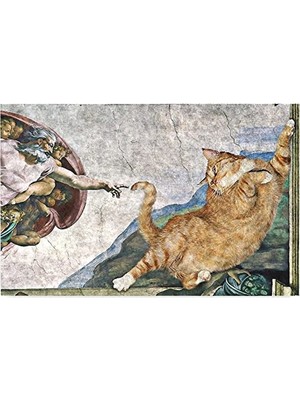 Mythriva Komik Tasarımlı Dekoratif Kapı Paspası, 45X70 cm Boyutunda