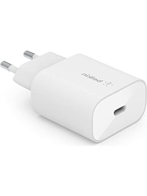 Mythriva 25W Hızlı Şarj Adaptörü, Usb-C Pd Pps, Beyaz Renk