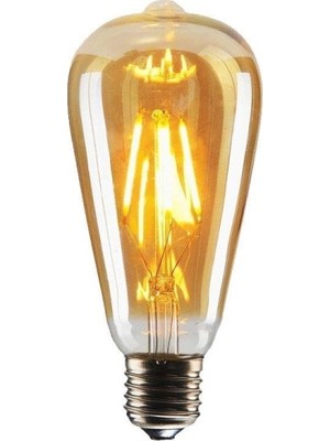 Mythriva 4W Dim Rustik LED Ampul, Sarı Işık