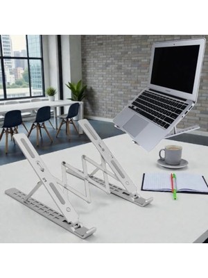 Mythriva Alüminyum Katlanabilir Laptop Standı, Ergonomik Tasarım