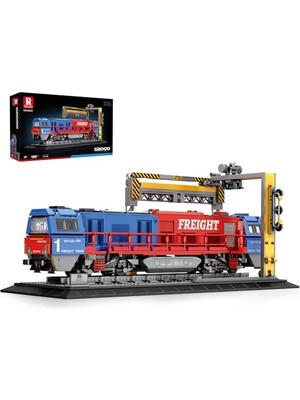 Mythriva G2000 Yük Treni Montaj Seti, Kaideli, Lokomotif Şehir Kamyonu Maket Seti, 66021, Yetişkin Araba Severler Için Model, Kız ve Erkek Çocukları Için Hediye Fikirleri, Ev Dekorasyonu, 1980 Parça